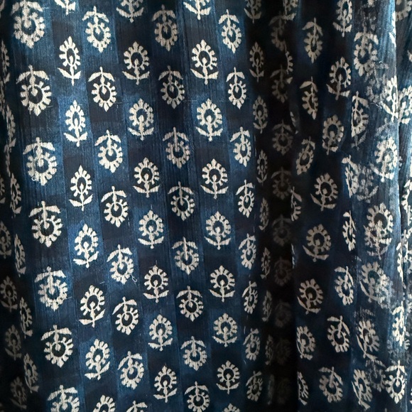 Tommy Hilfiger Navy Floral Chiffon Sleeveless Shift Dress - Size 12 - Picture 4 of 6